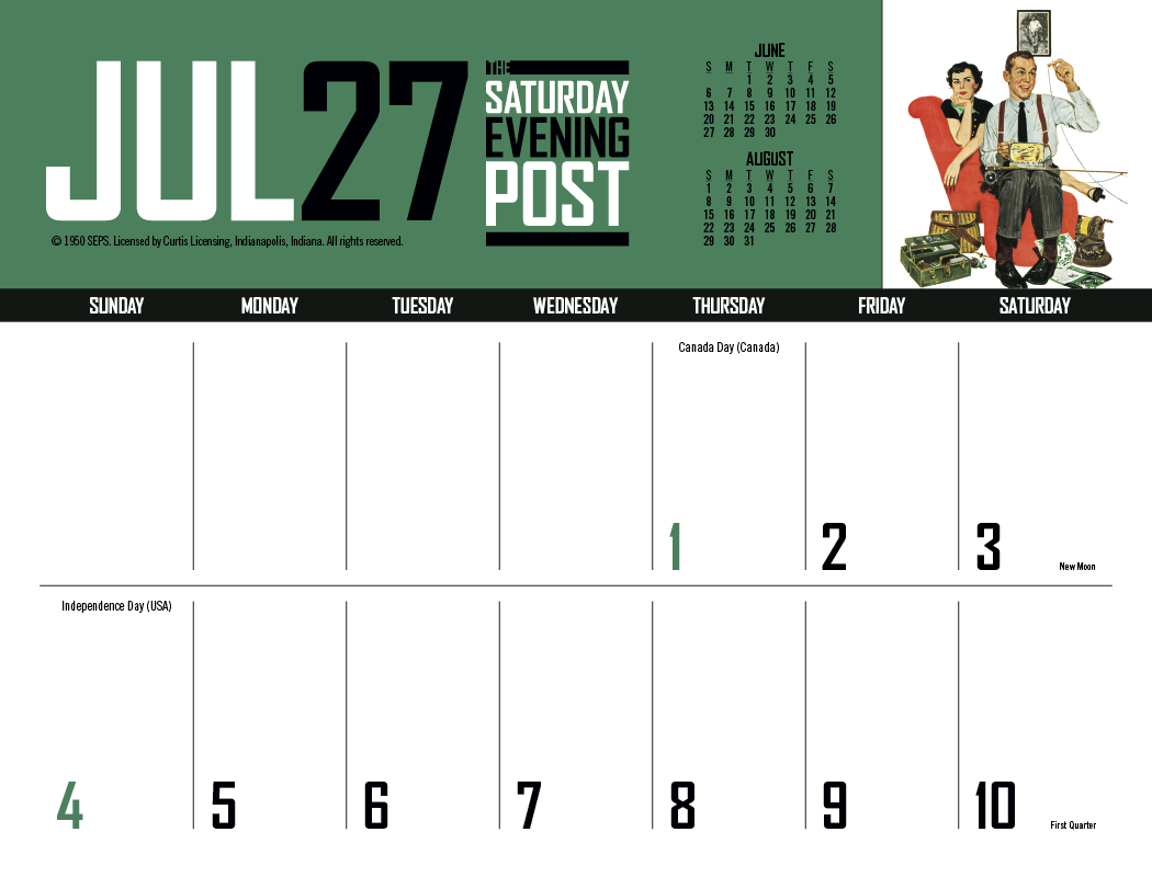 Triumph® Calendars Big Block Memo 49