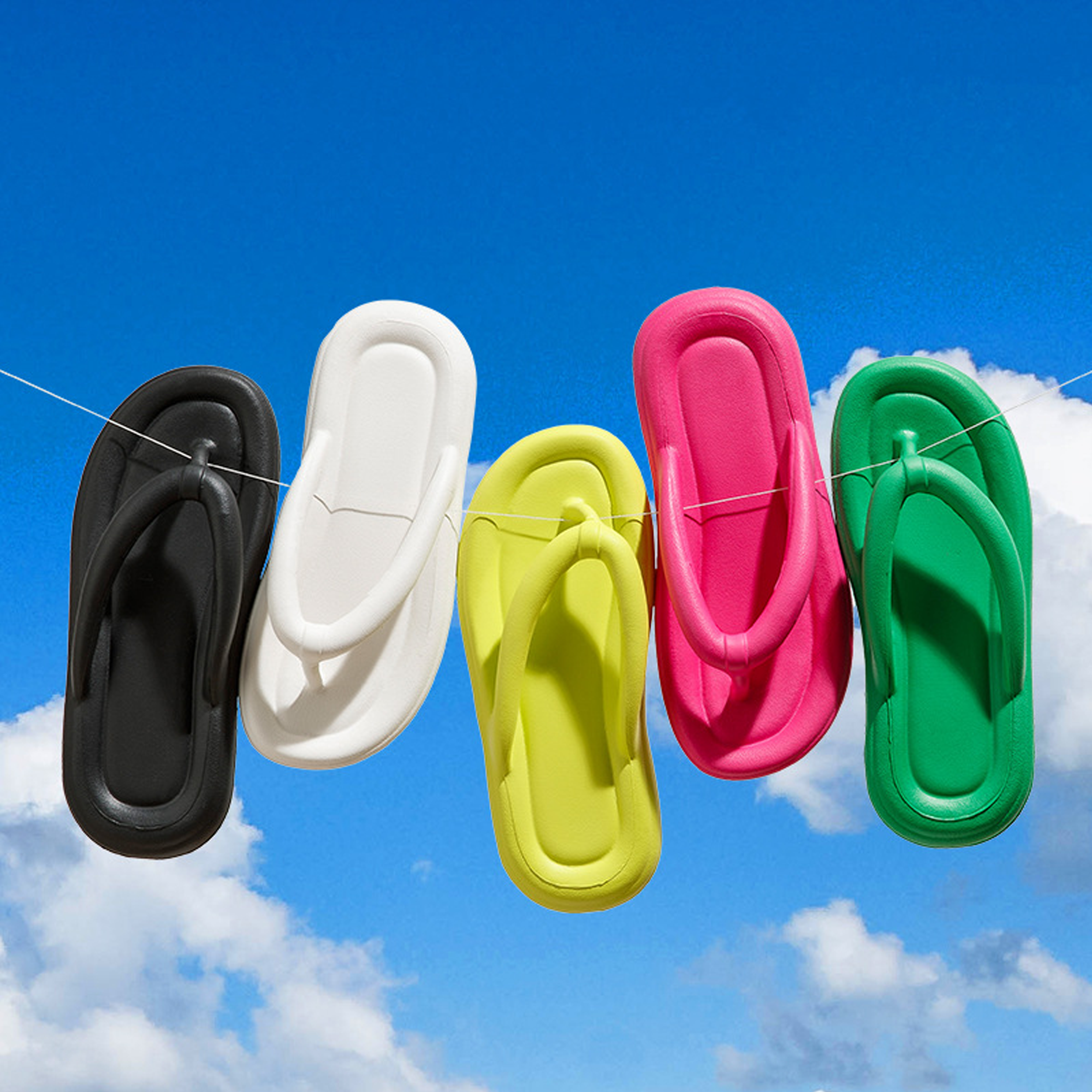 Plastic Flip-Flops For Women 1