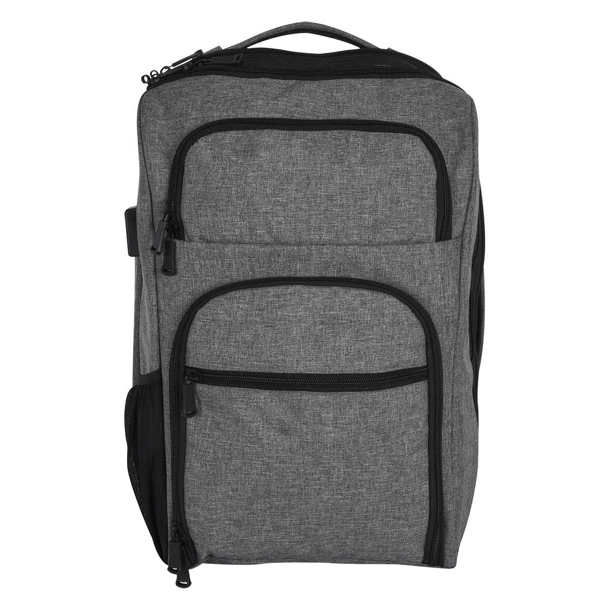 Heathered RFID Laptop Backpack & Briefcase 9