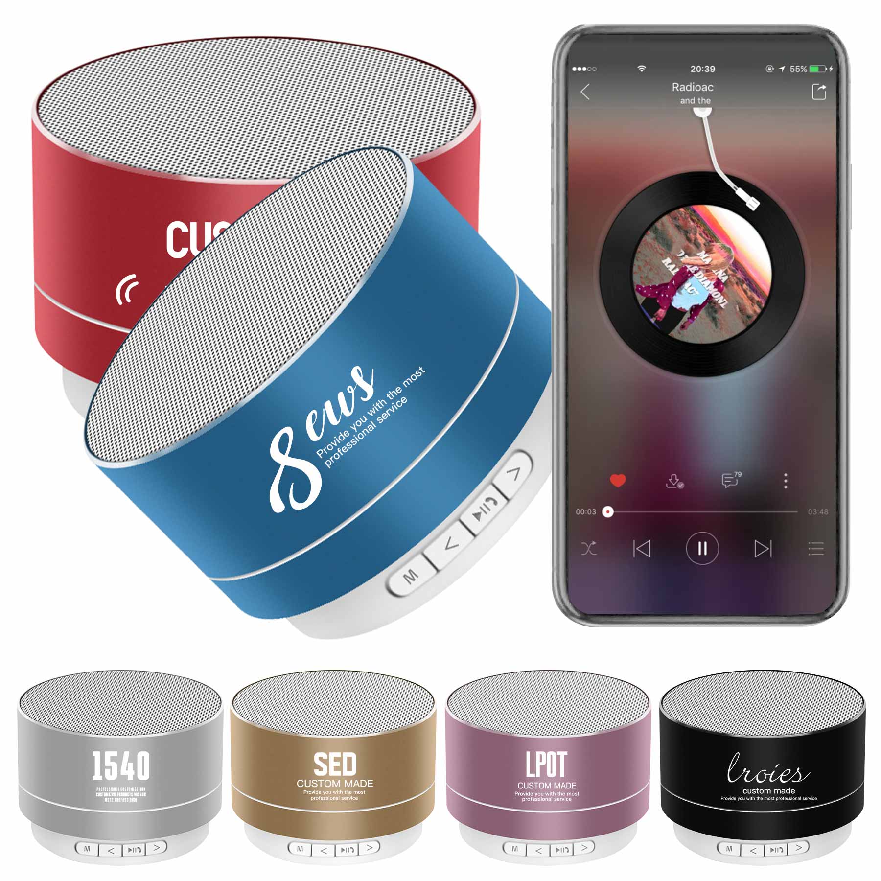 WaterproofMini Speaker with 5W Loud Sound 2