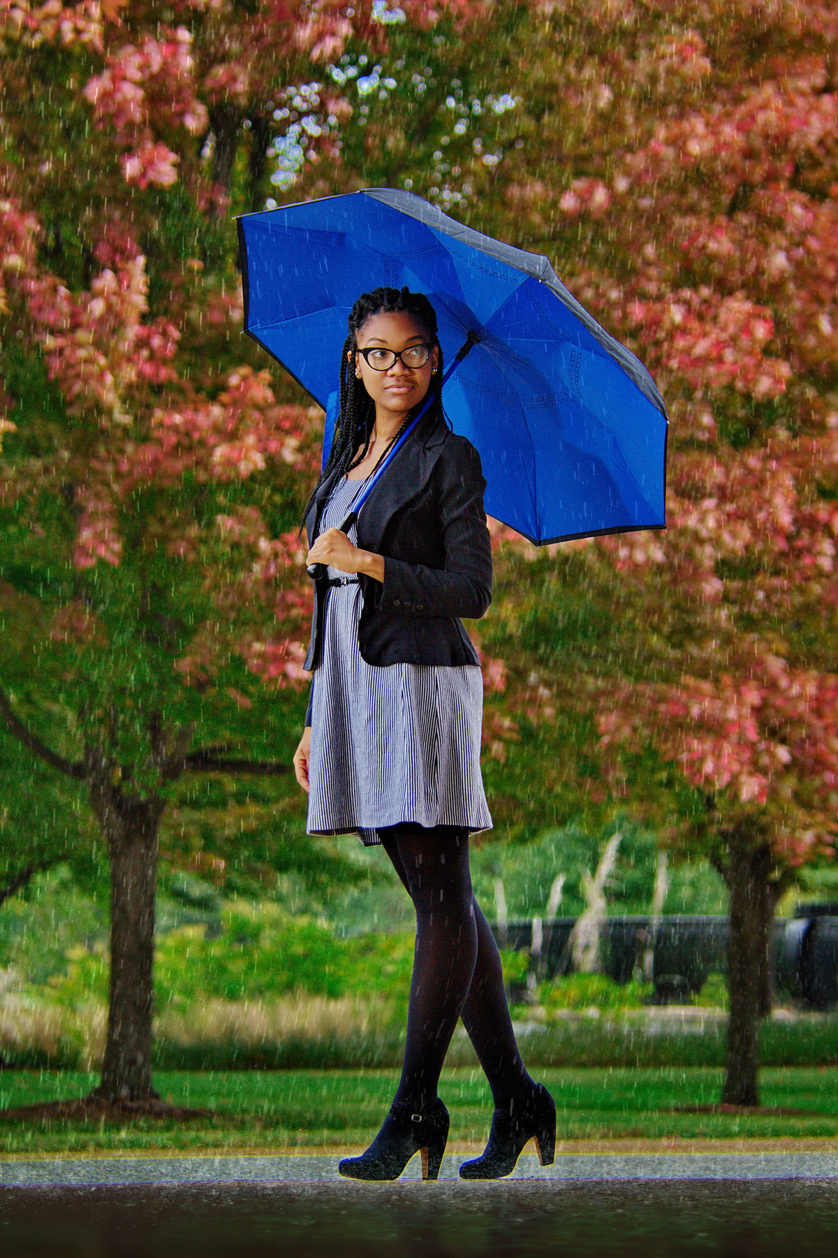 Skyline Two-Tone Inversion Umbrella 19