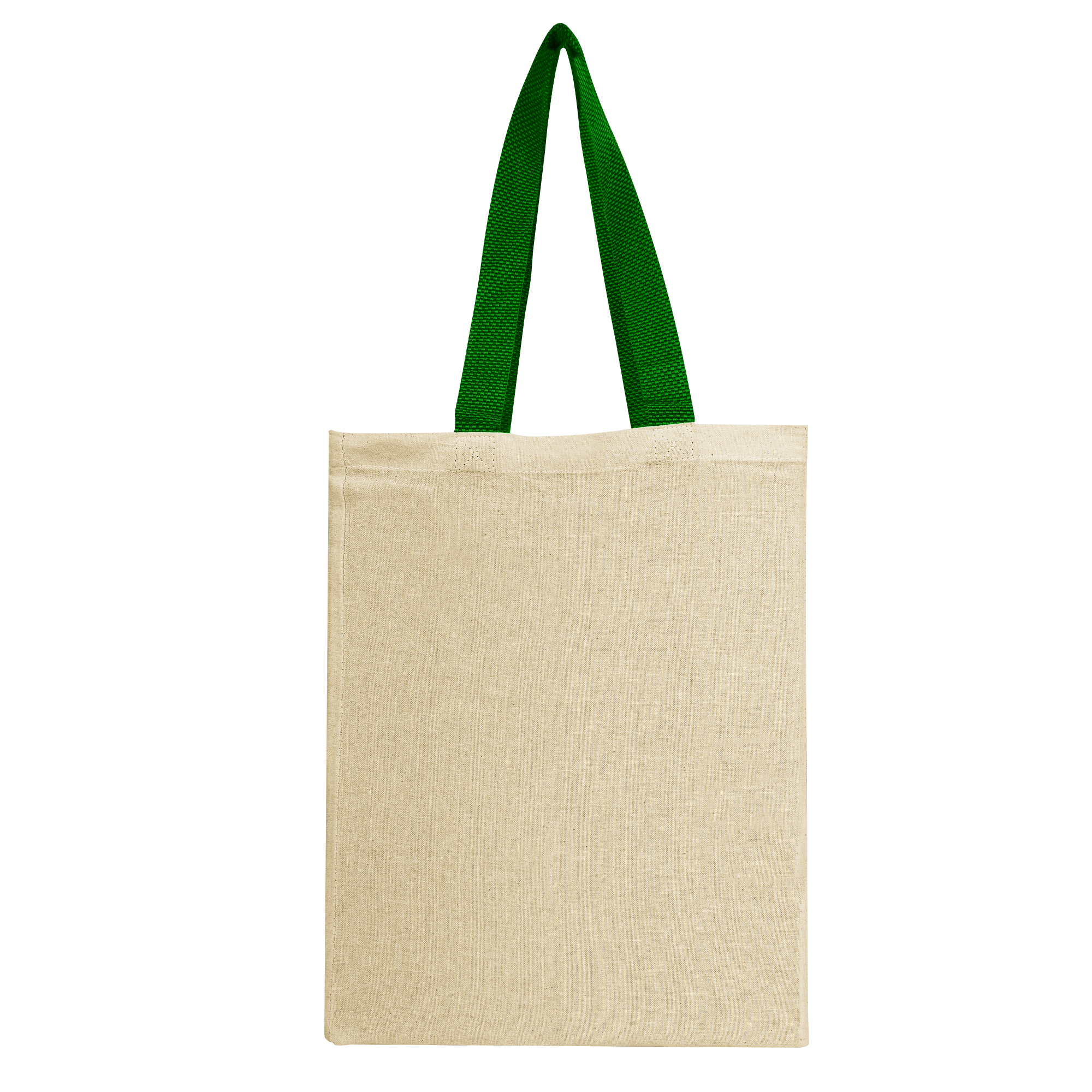 Natural Cotton Canvas Grocery Tote Bag, custom tote bag with logo imprint 2