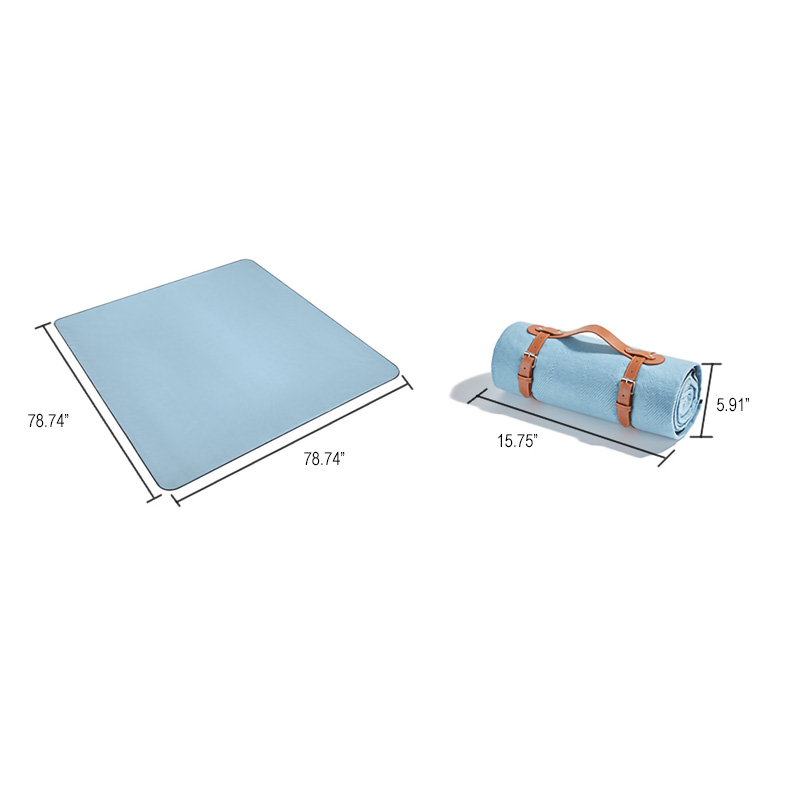 MOQ50 Cotton Foldable Picnic Mat 2