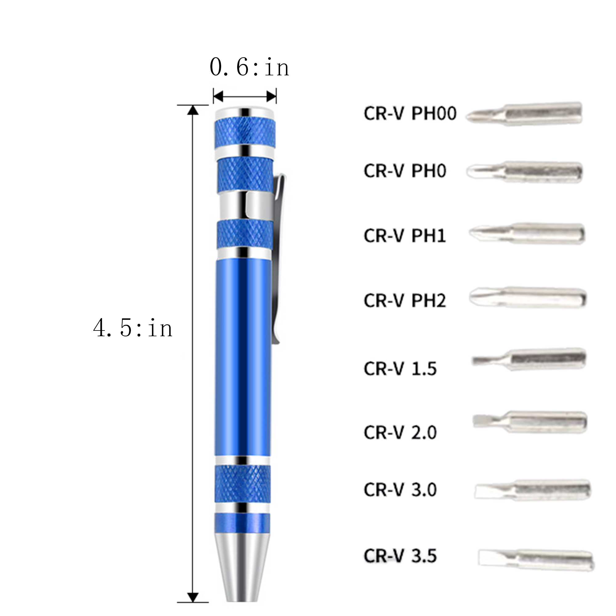 Aluminum 8-in-1 Screwdriver Pen Set 3