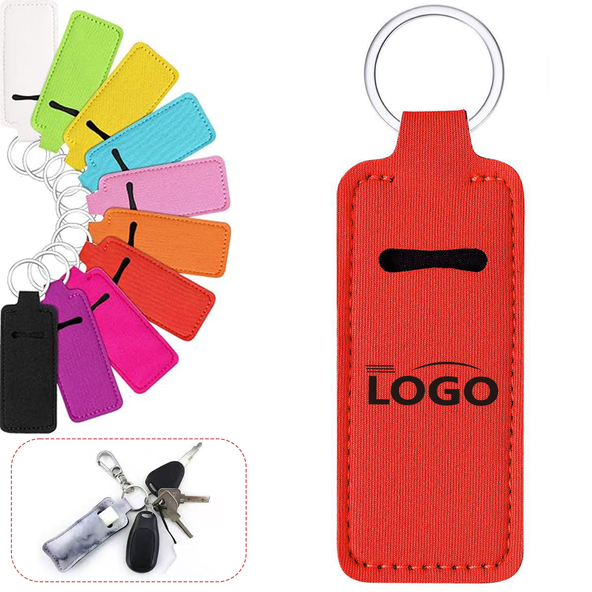 Lip Balm Keychain Holder 2