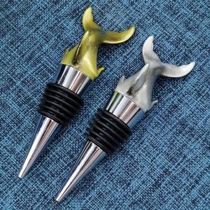 Elegant Fish Tail Design Alloy Wine Stopper 24