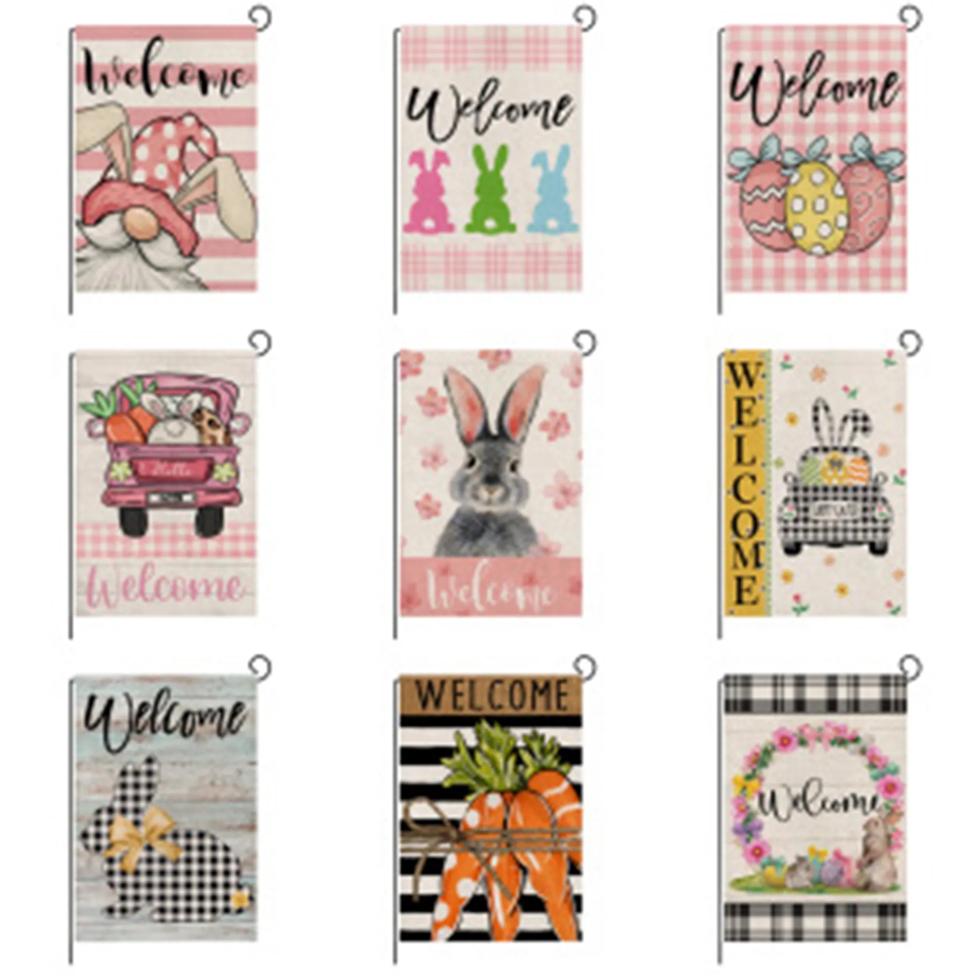 Flax Festival Garden Flag Custom Outdoor Decor 4