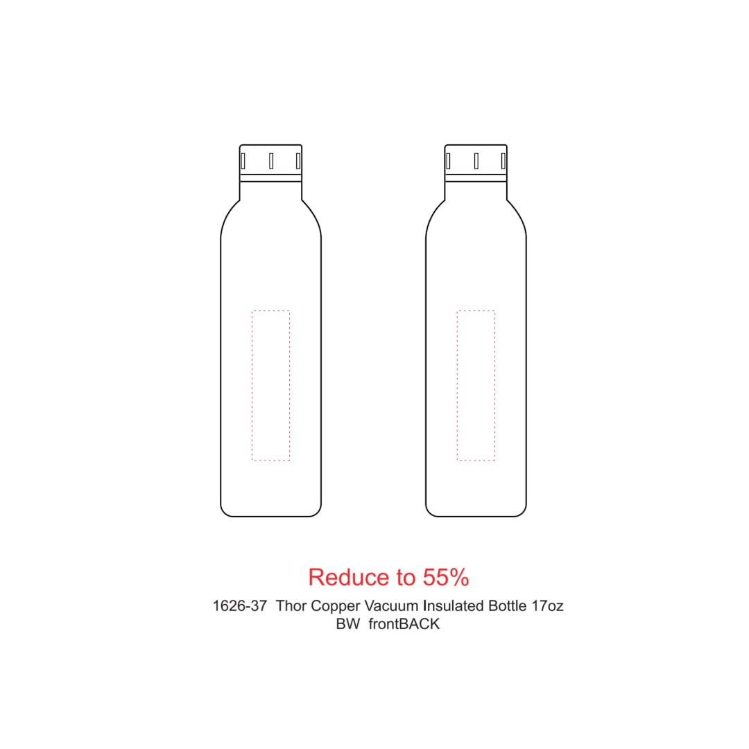 Thor Copper Vacuum Insulated Bottle 17oz 16