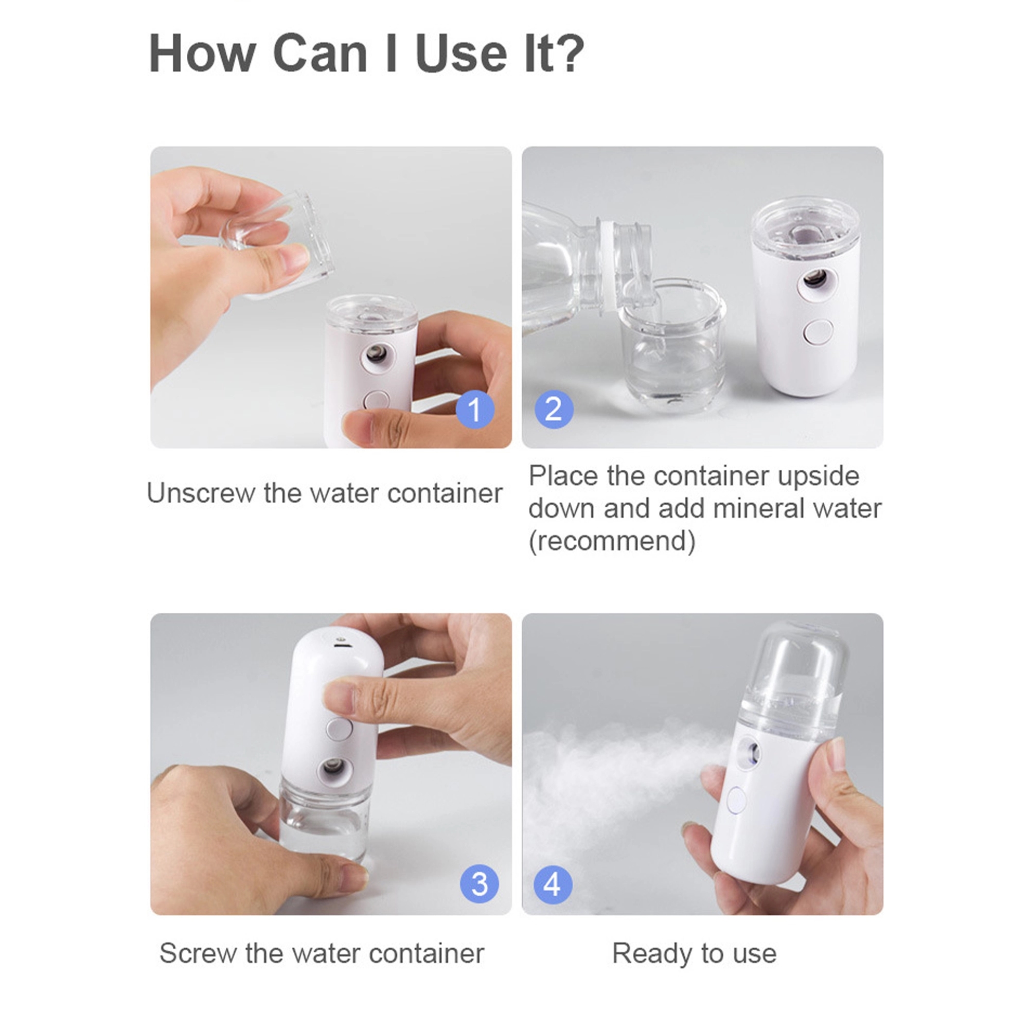 Mini Face Humidifier Portable Facial Sprayer 1