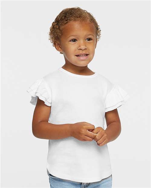 Toddler Flutter Sleeve Tee - 3339 10