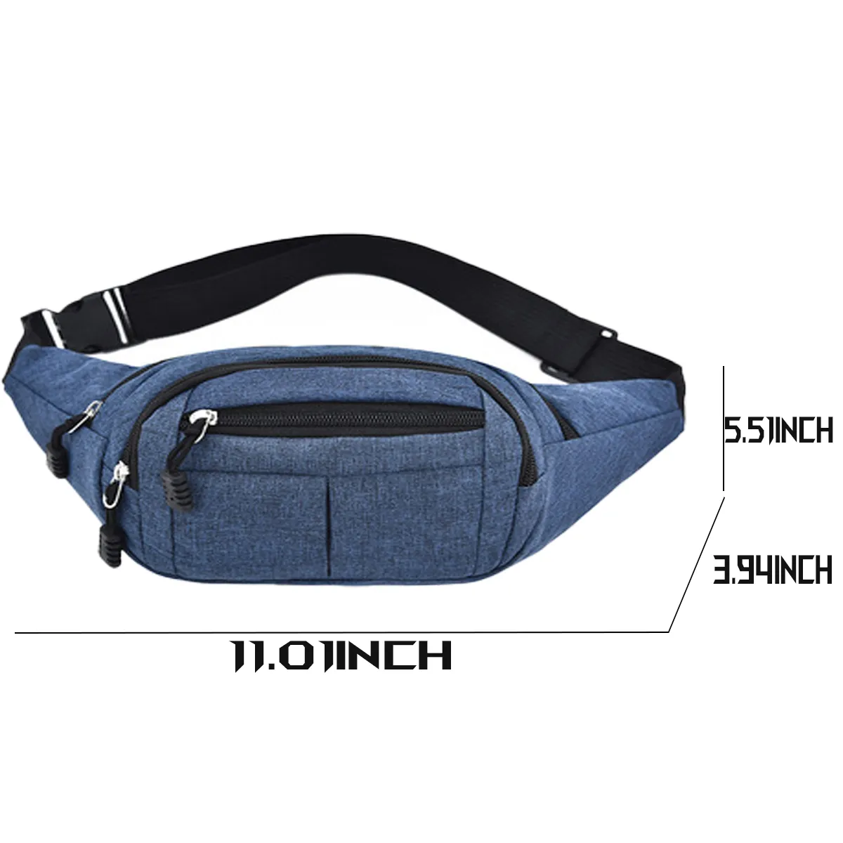Hand-Free Waterproof Sports Waist Bag With Adjustable Strap 2