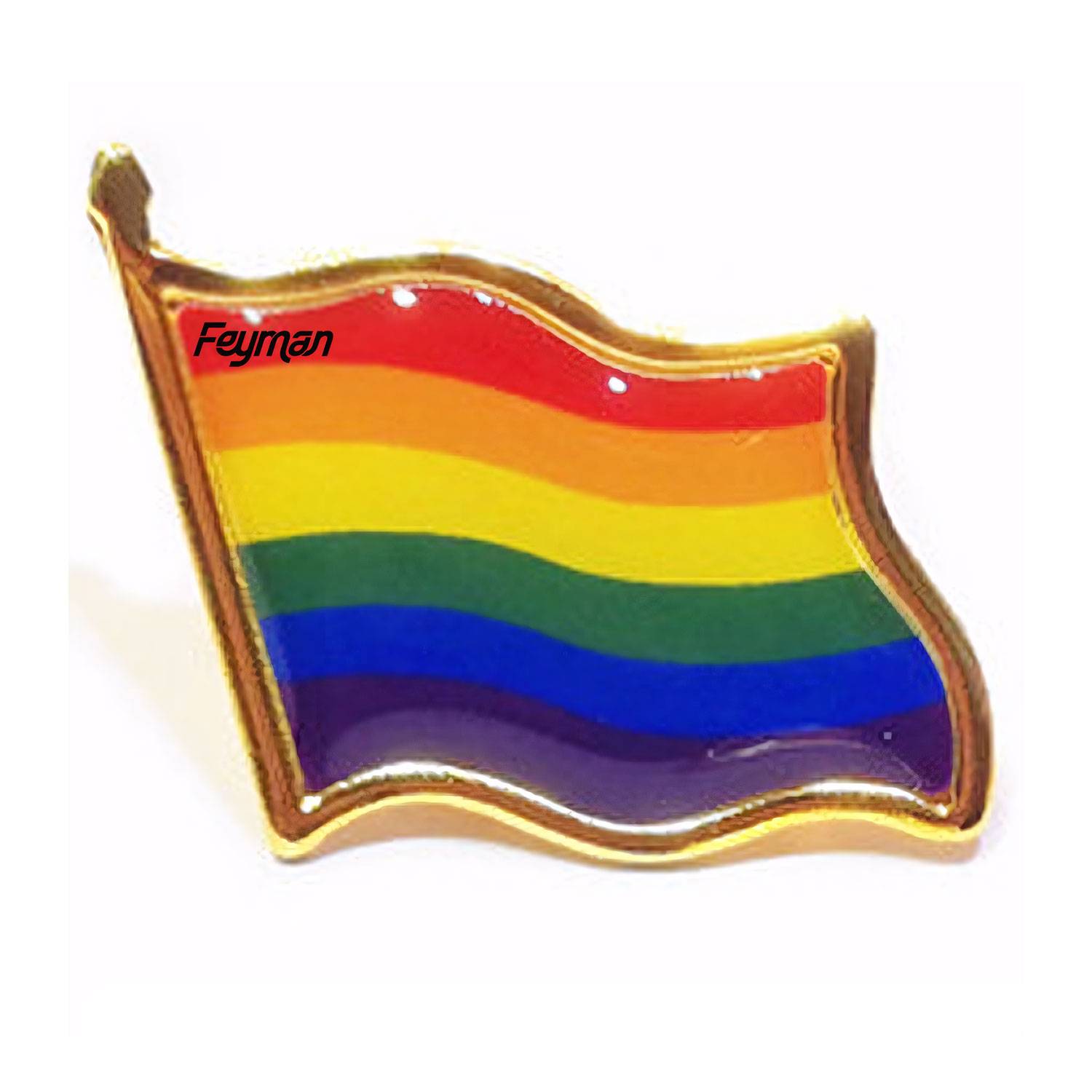 LGBT Rainbow Flag Pride Lapel Pin Badge 6