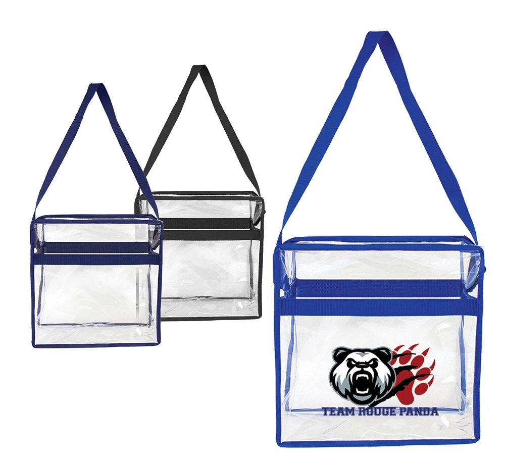 Clear Crossbody Stadium Messenger Tote