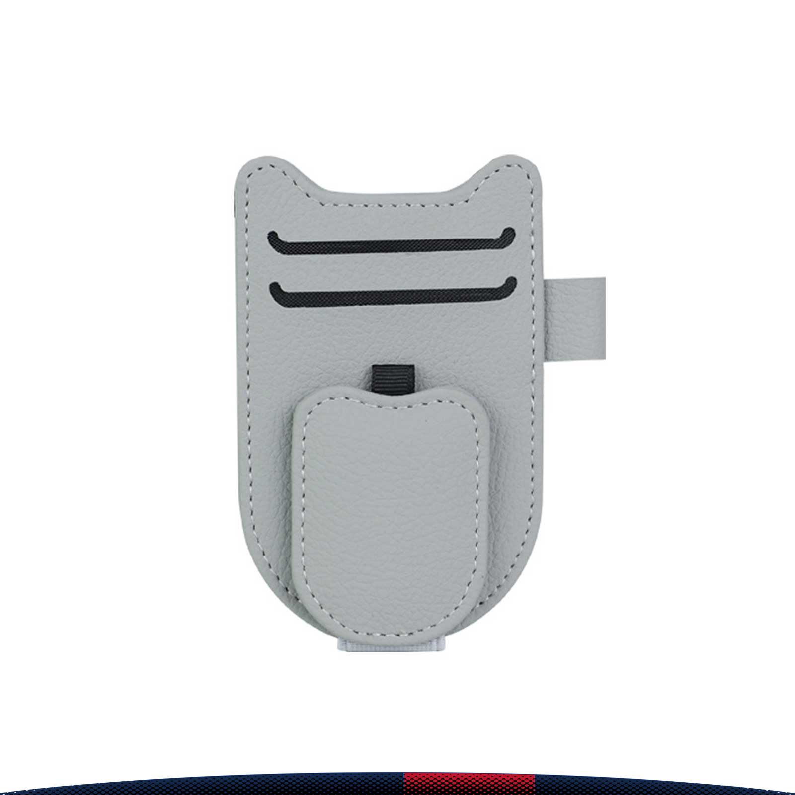 Tomi PU Leather Car Eyeglasses Clip 2