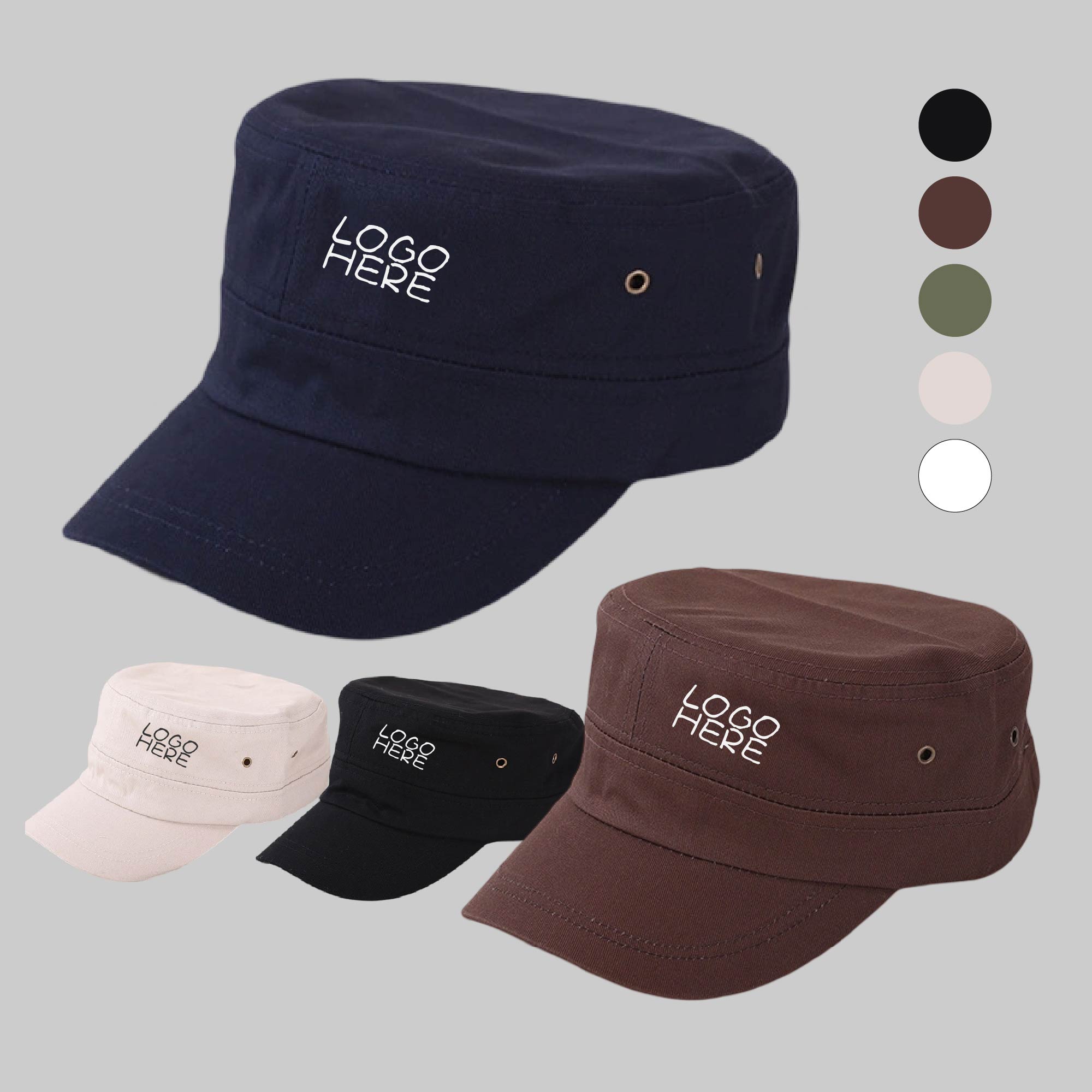 Cotton Summer Flat Hat For Men 3