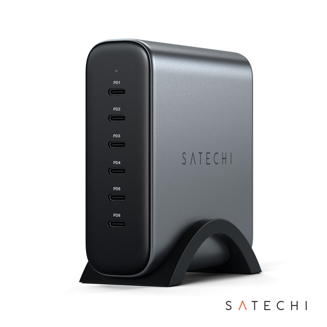 SATECHI® 200W USB-C 6-Port PD GaN Charger 6