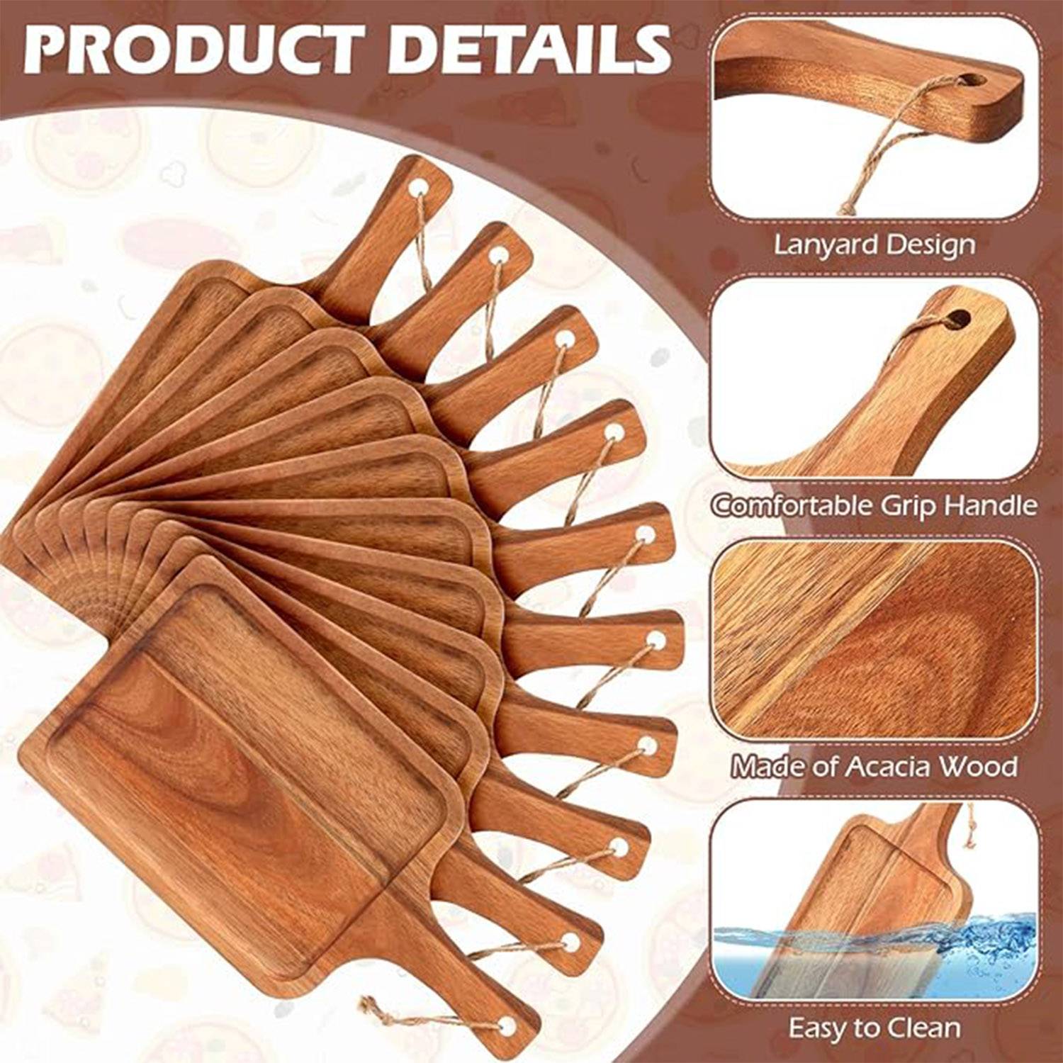 Acacia Wood Cutting Board for Kitchen 4