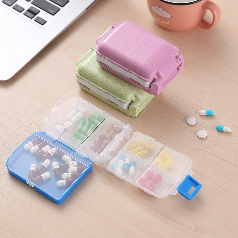 Detachable Transparent Pill Box 8