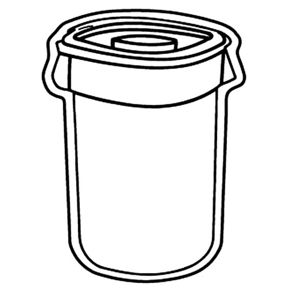 Trash Barrel Magnet - Full Color 2