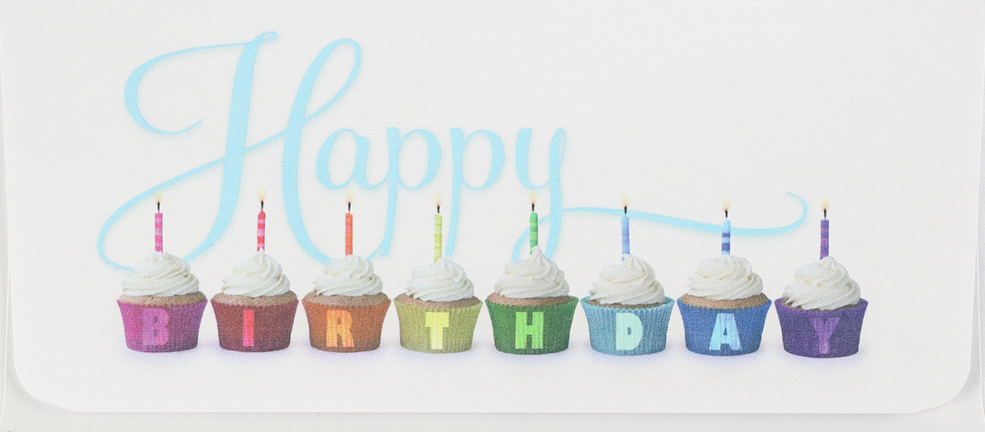 Birthday Cupcakes Currency Envelope 6