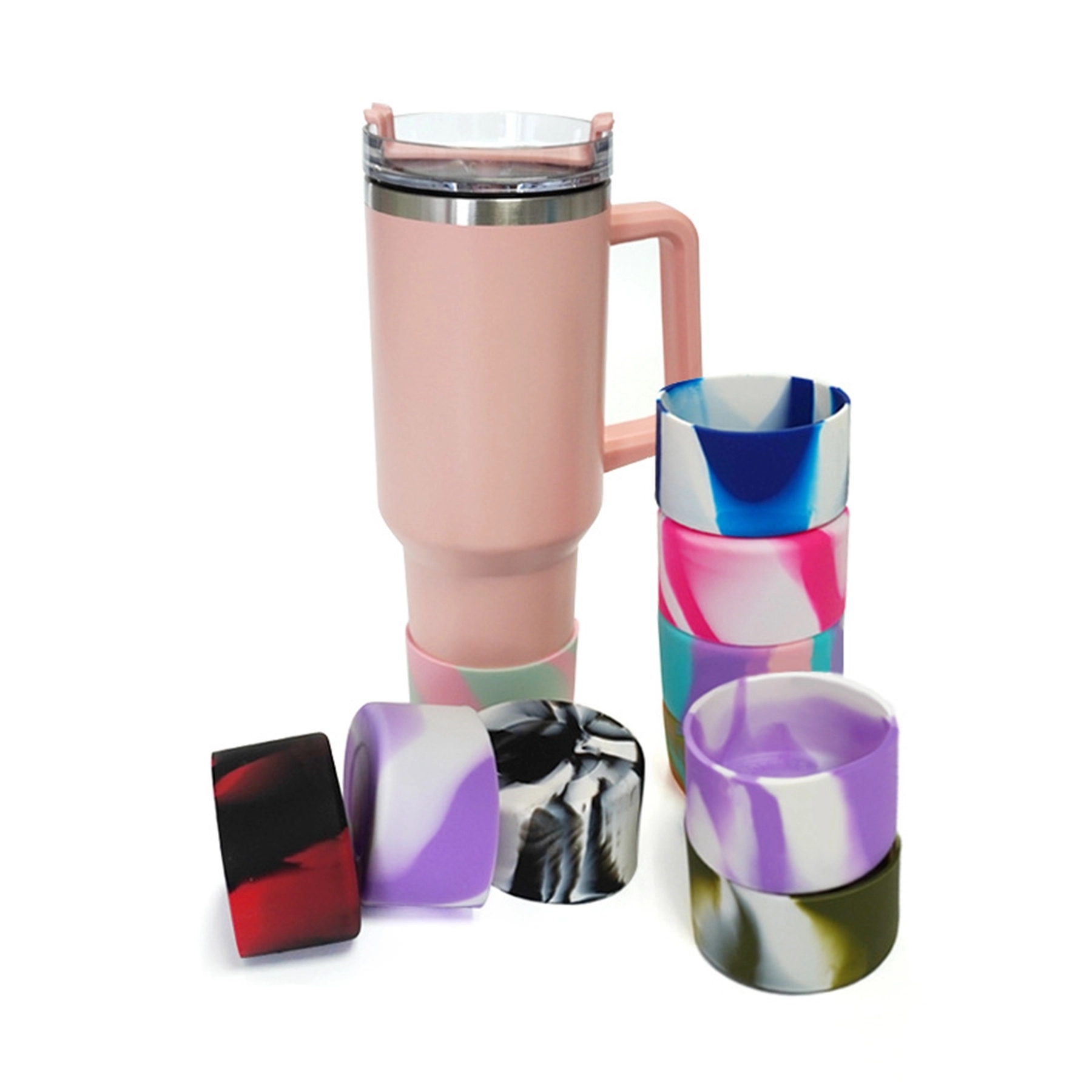 Colorful Silicone Bumper Boot for 40 Oz Tumbler 3