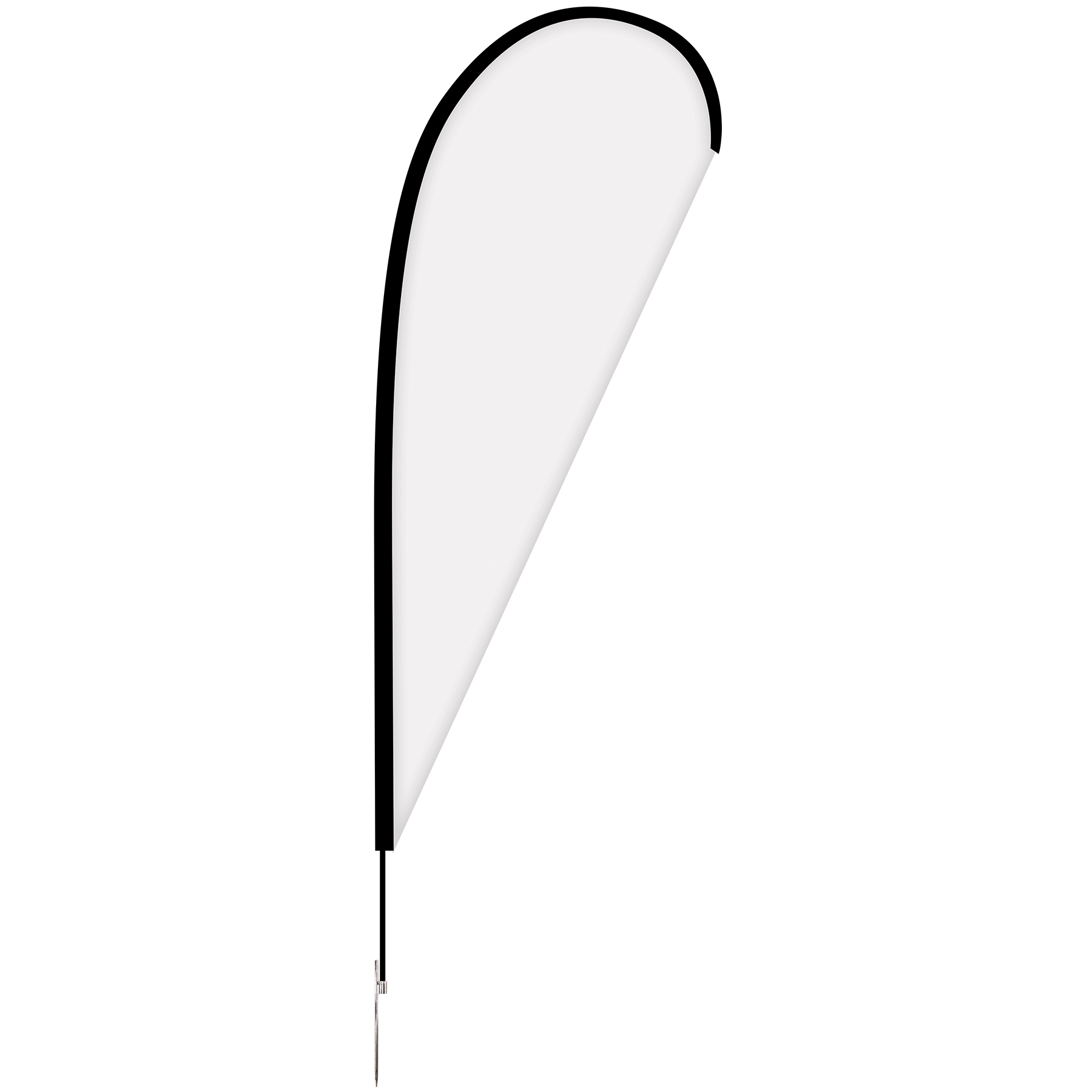 8' Double Sided Portable Teardrop Banner w/ Hardware Set 2