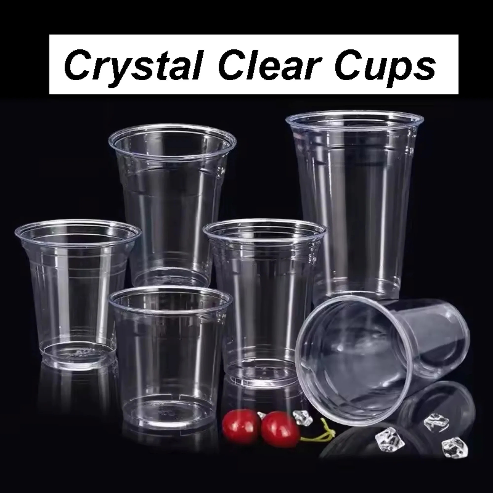 16oz Disposable PET Plastic Party Cups 6