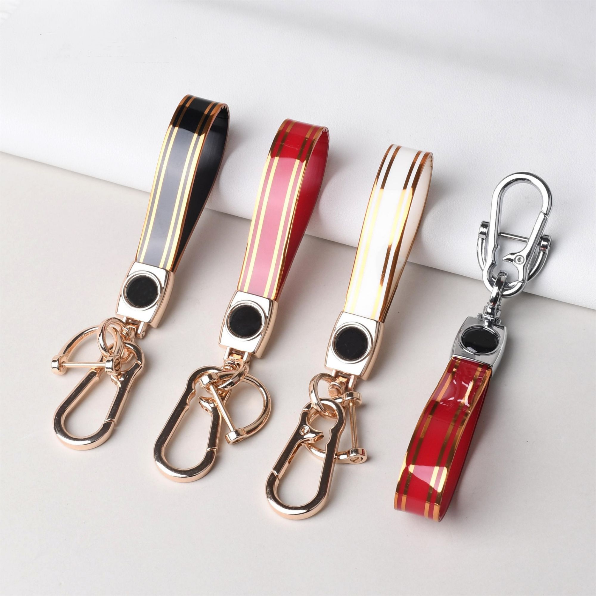 Rotatable Car Key Chain With D Ring & Screwdriver 7