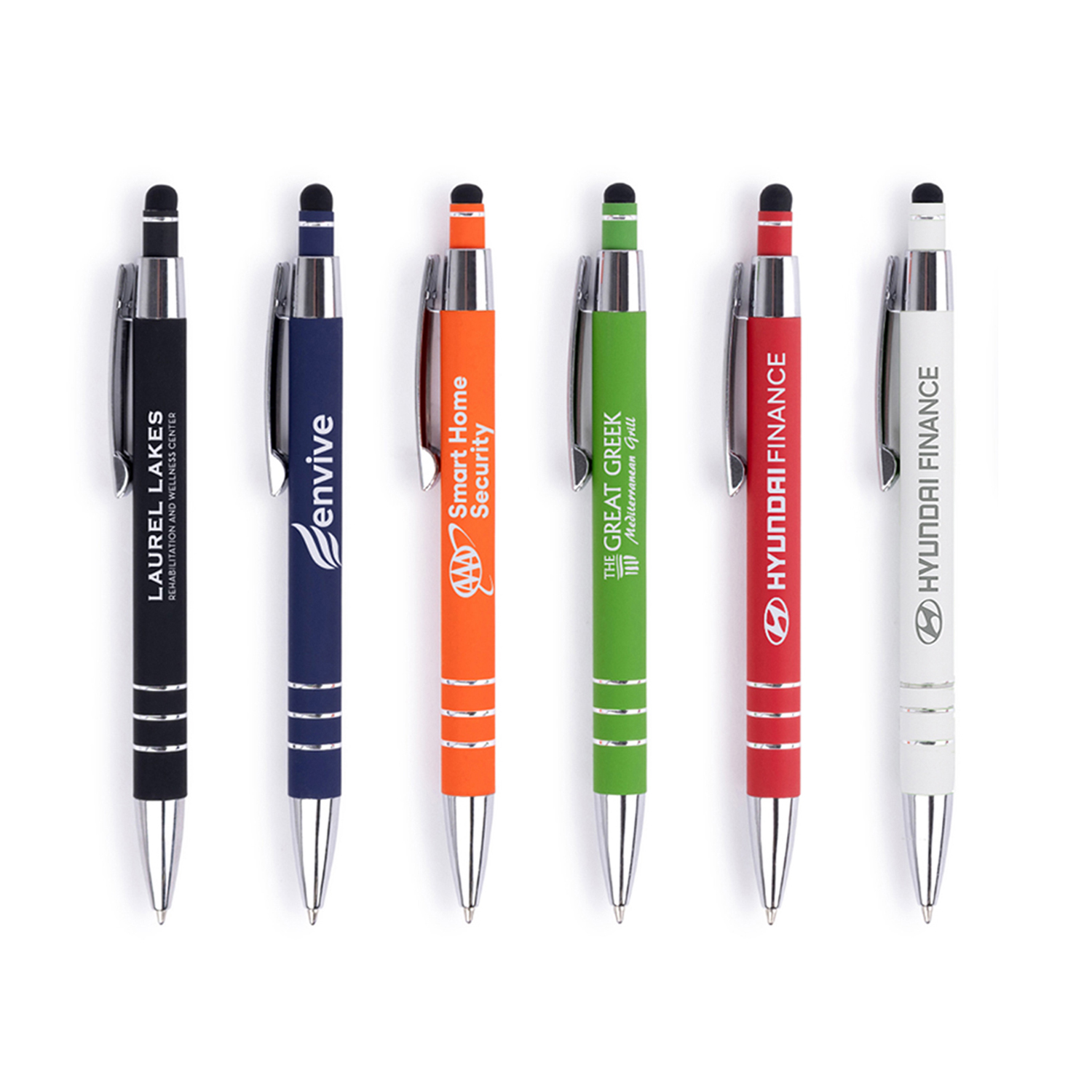 Karina Stylus Satin Soft Touch Click Metal Pen (CLOSEOUT) 4