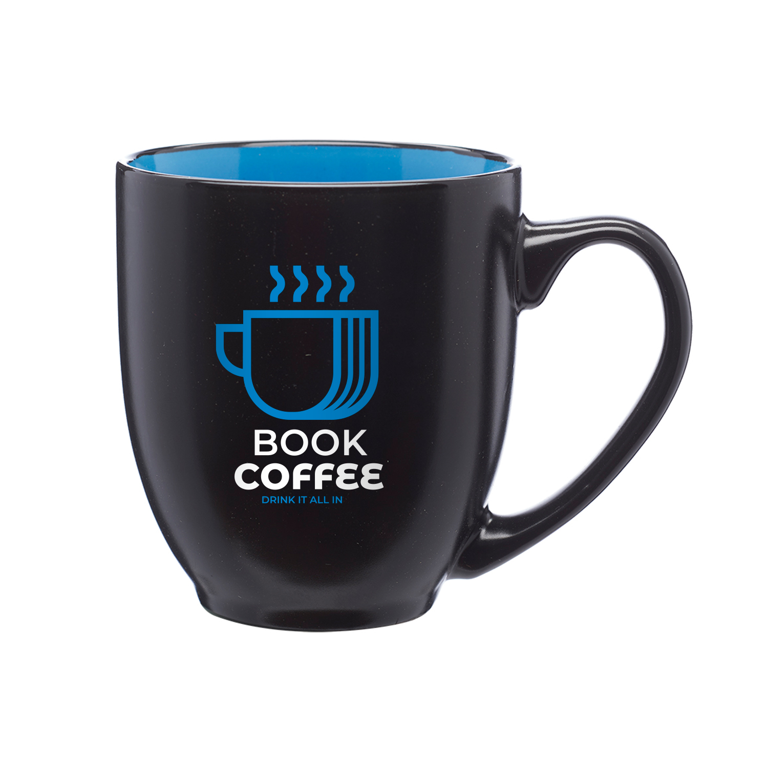 16 oz. Hidden Hue Ceramic Bistro Mug (2 Color Imprint) 16