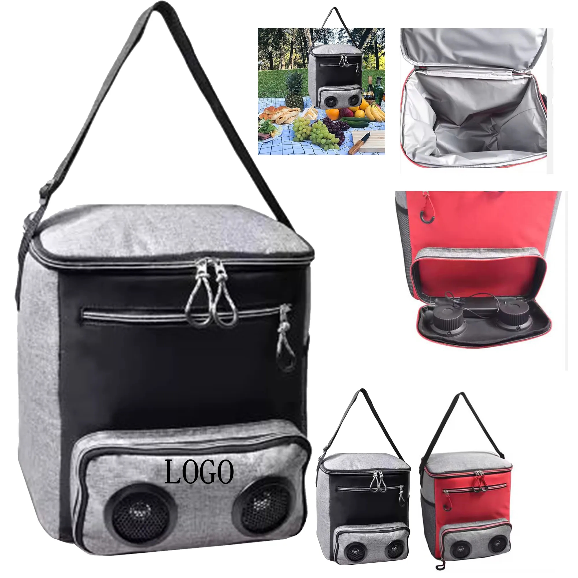 Travel Picnic Cooler Bag Speaker 10