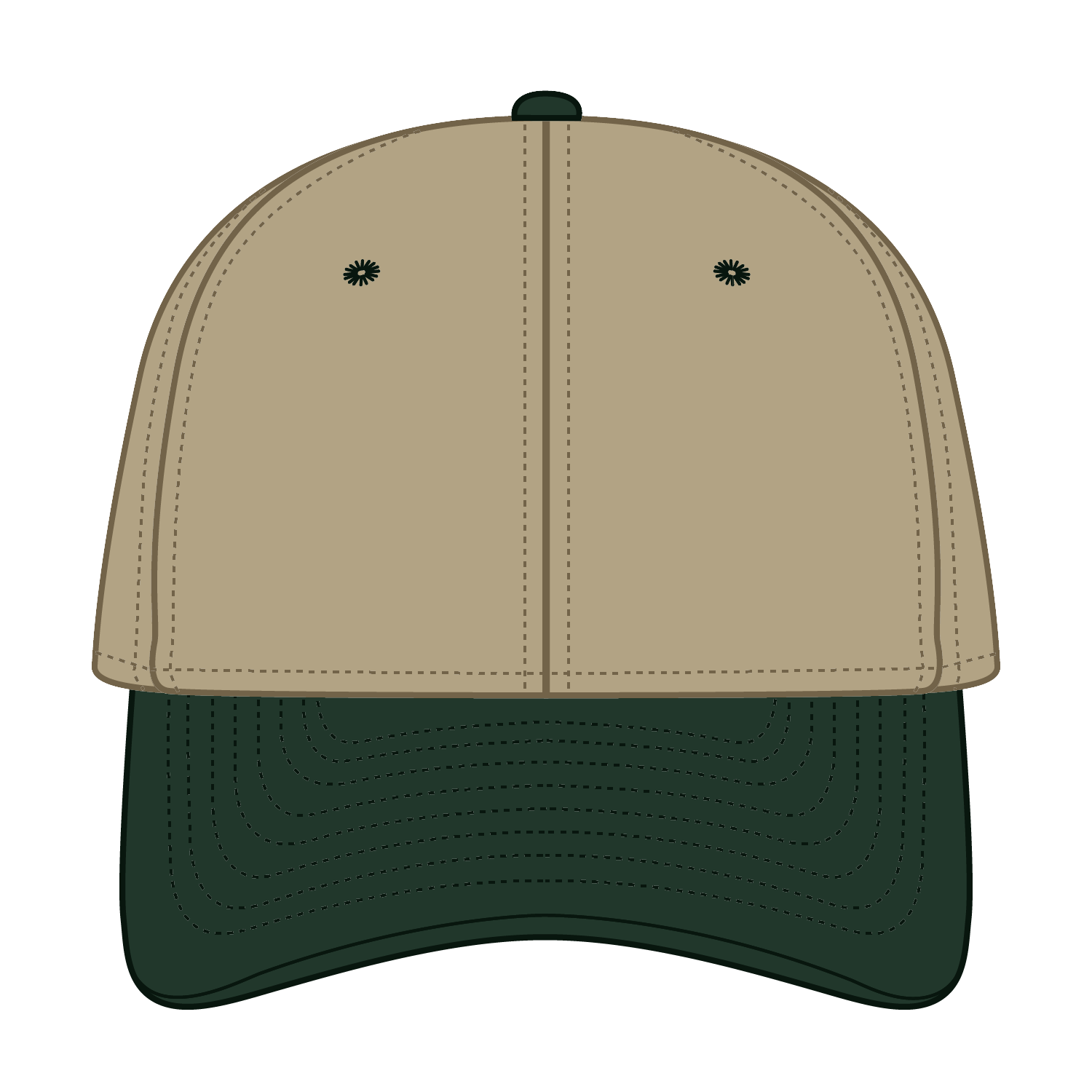 OTTO CAP® OTTO FLEX® Fitted 6 Panel Low Profile Baseball Cap 16