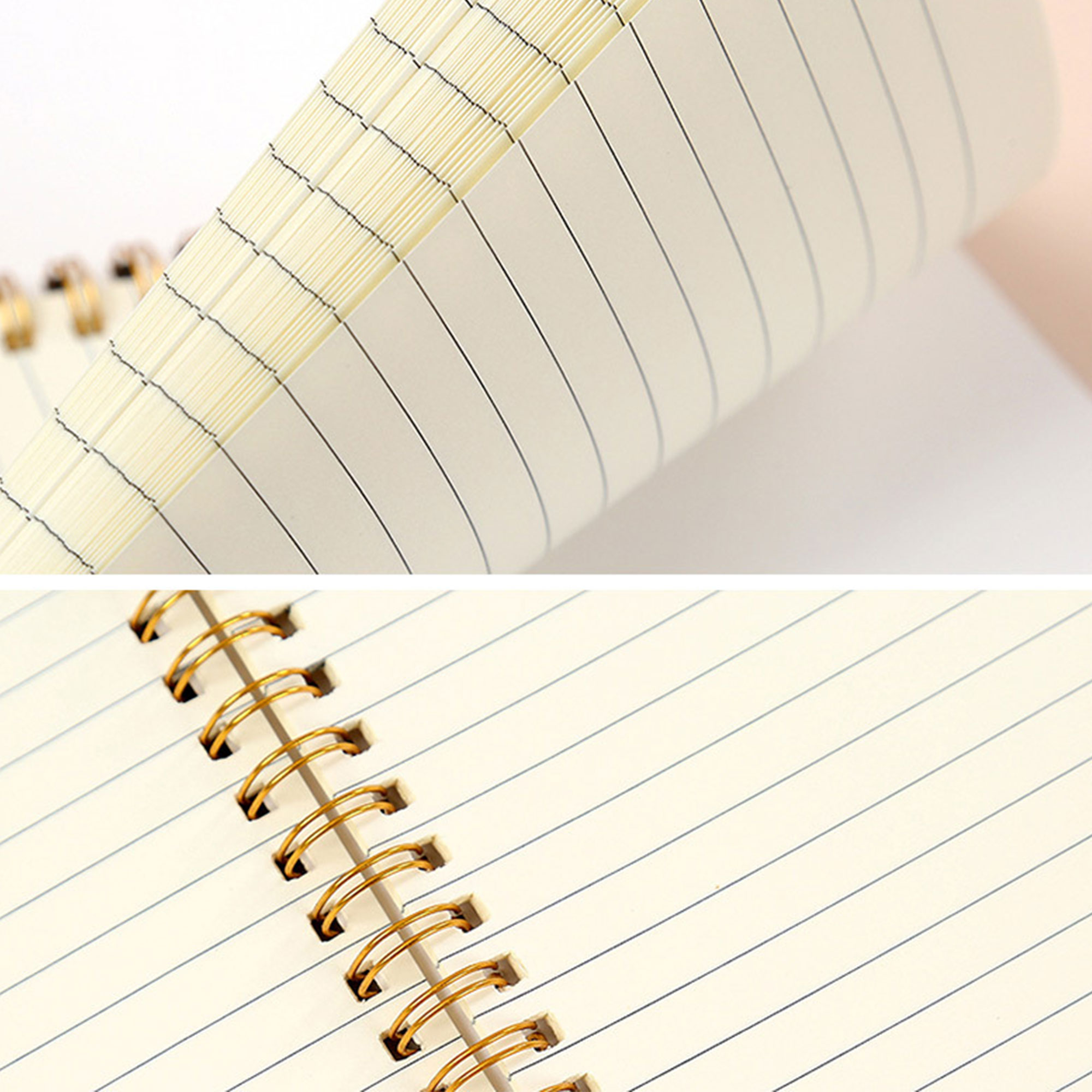 Kraft Spiral Notebook With Texture 3
