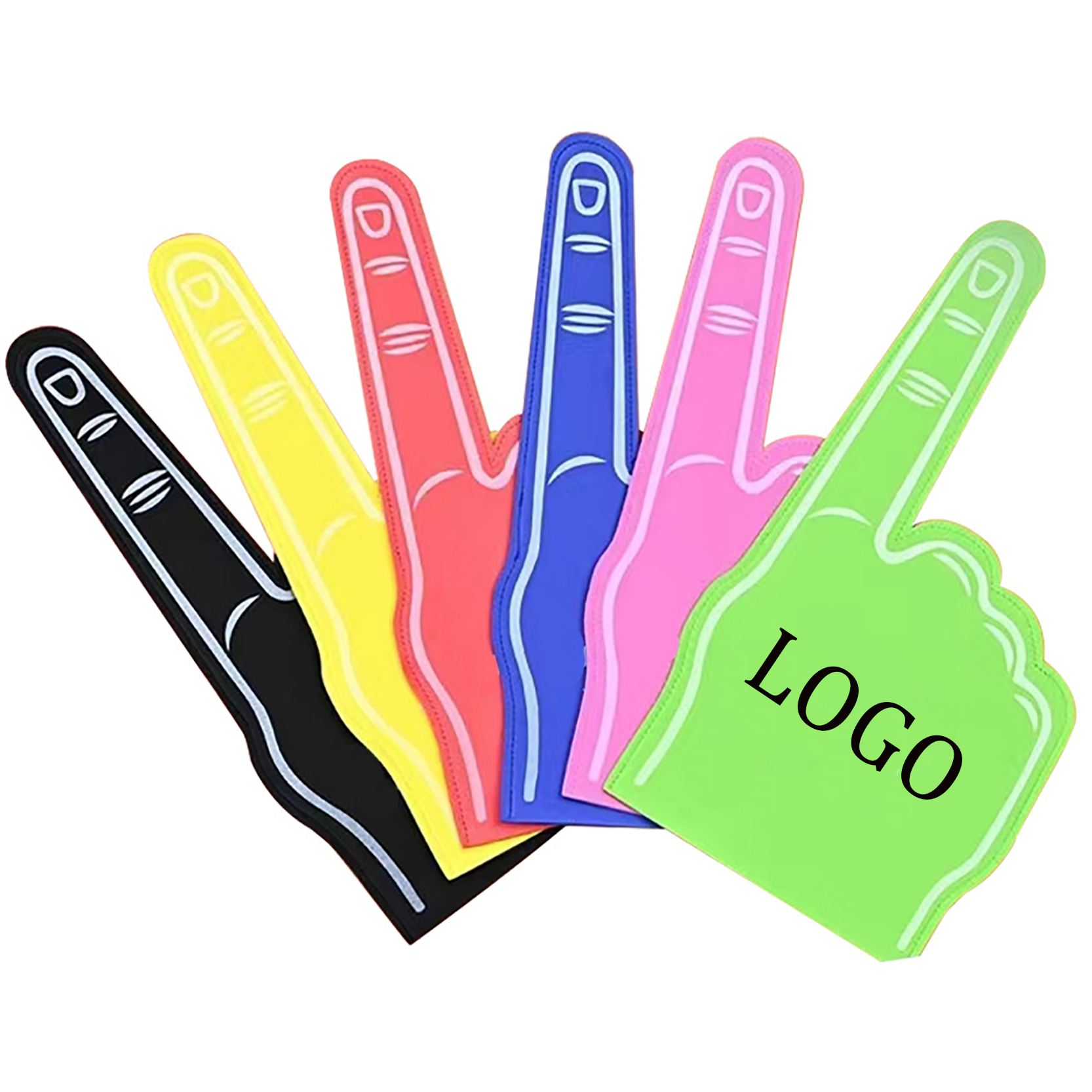 Foam Fingers Cheer Gloves 2