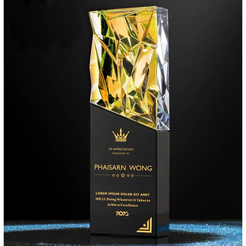 Dazzling Crystal Glass Trophy 5
