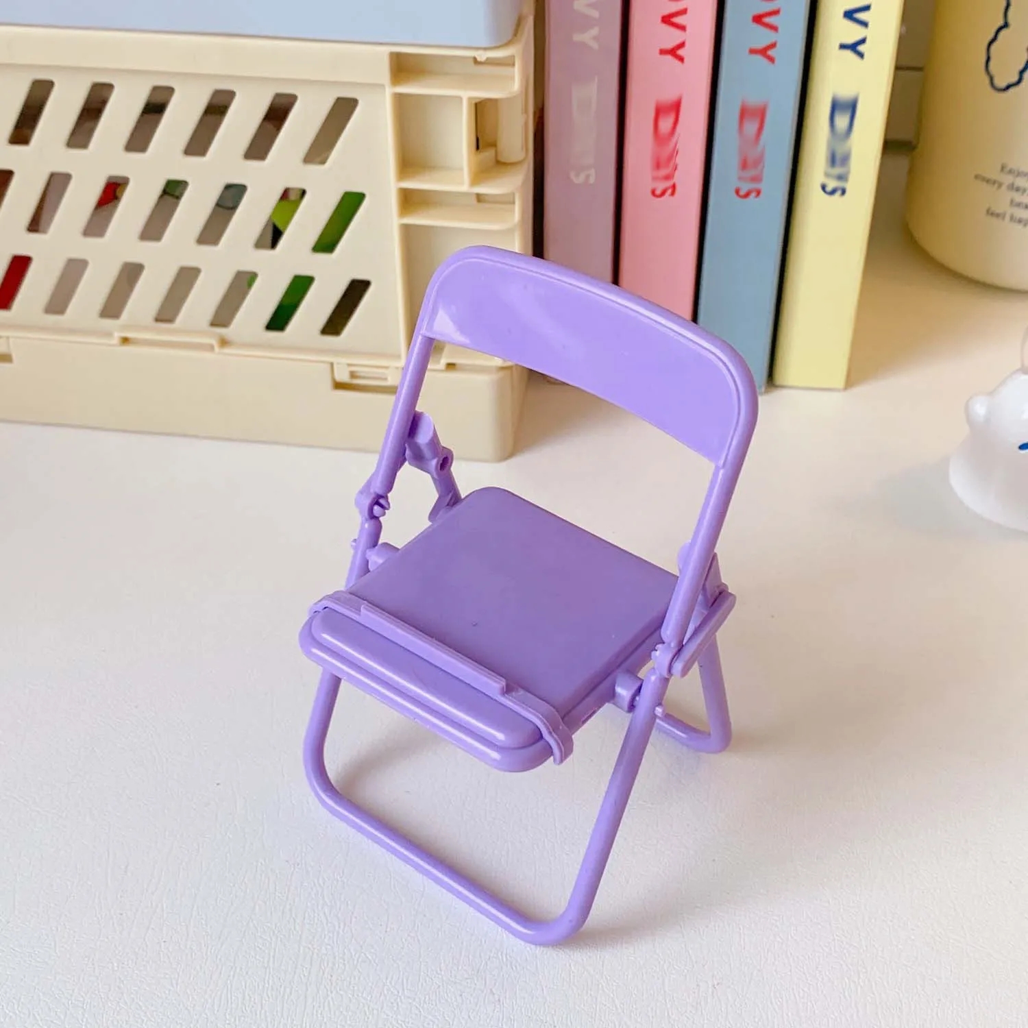 Mini Cute Chair phone holder foldable 8