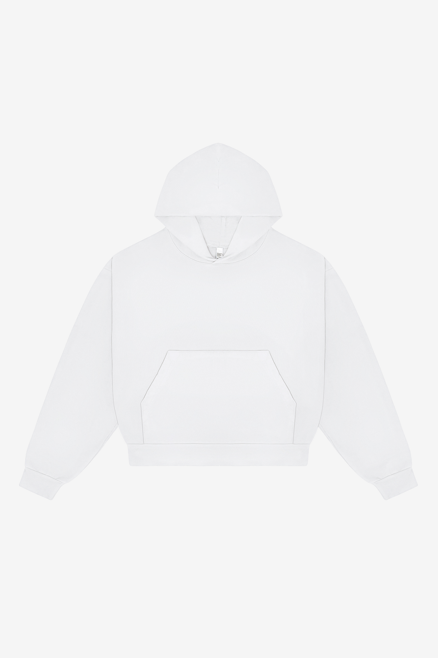 WOMEN'S 14 OZ HEAVY FLEECE CROPPED HOODIE 8