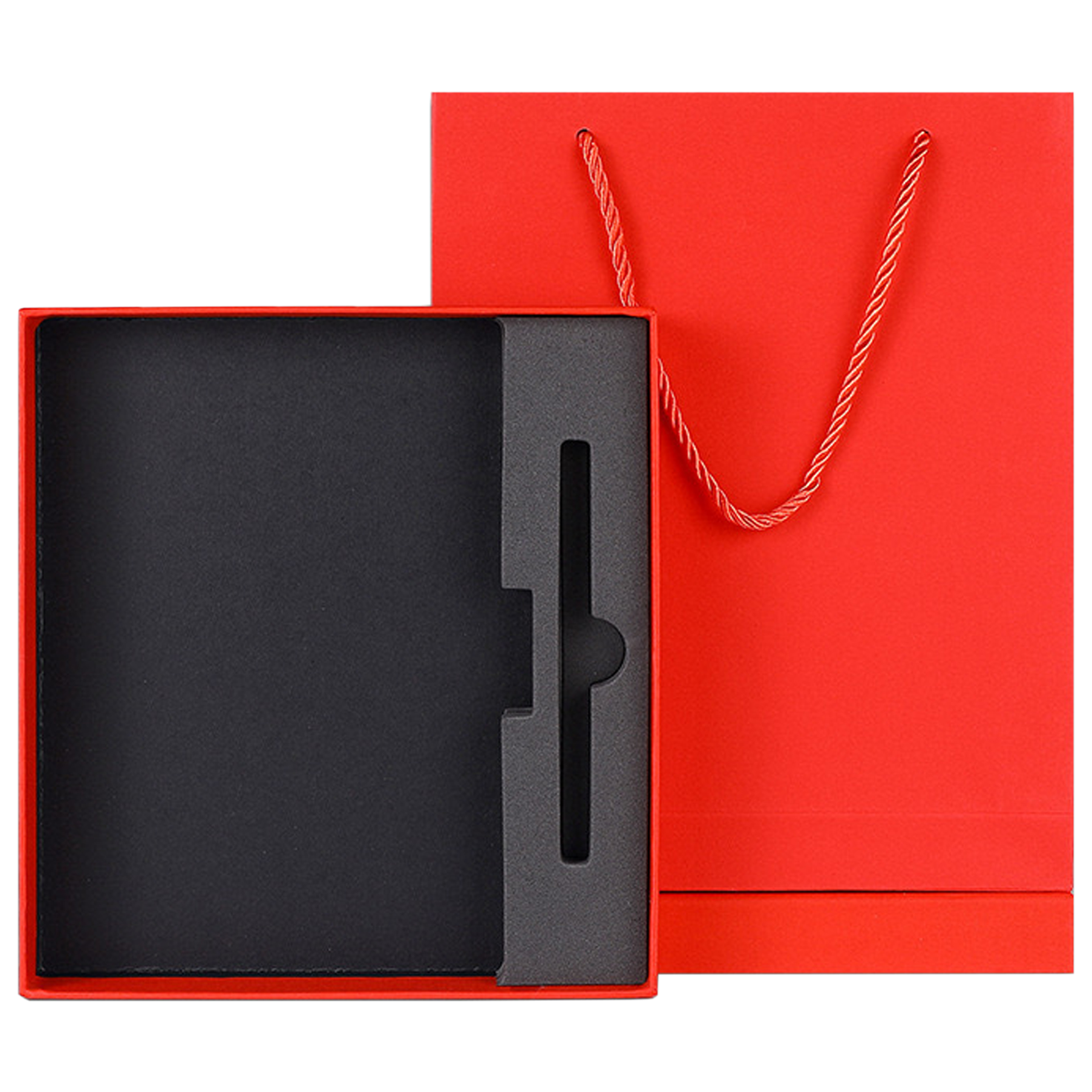 Faux Leather Business Notebook Gift Box And Bag 11