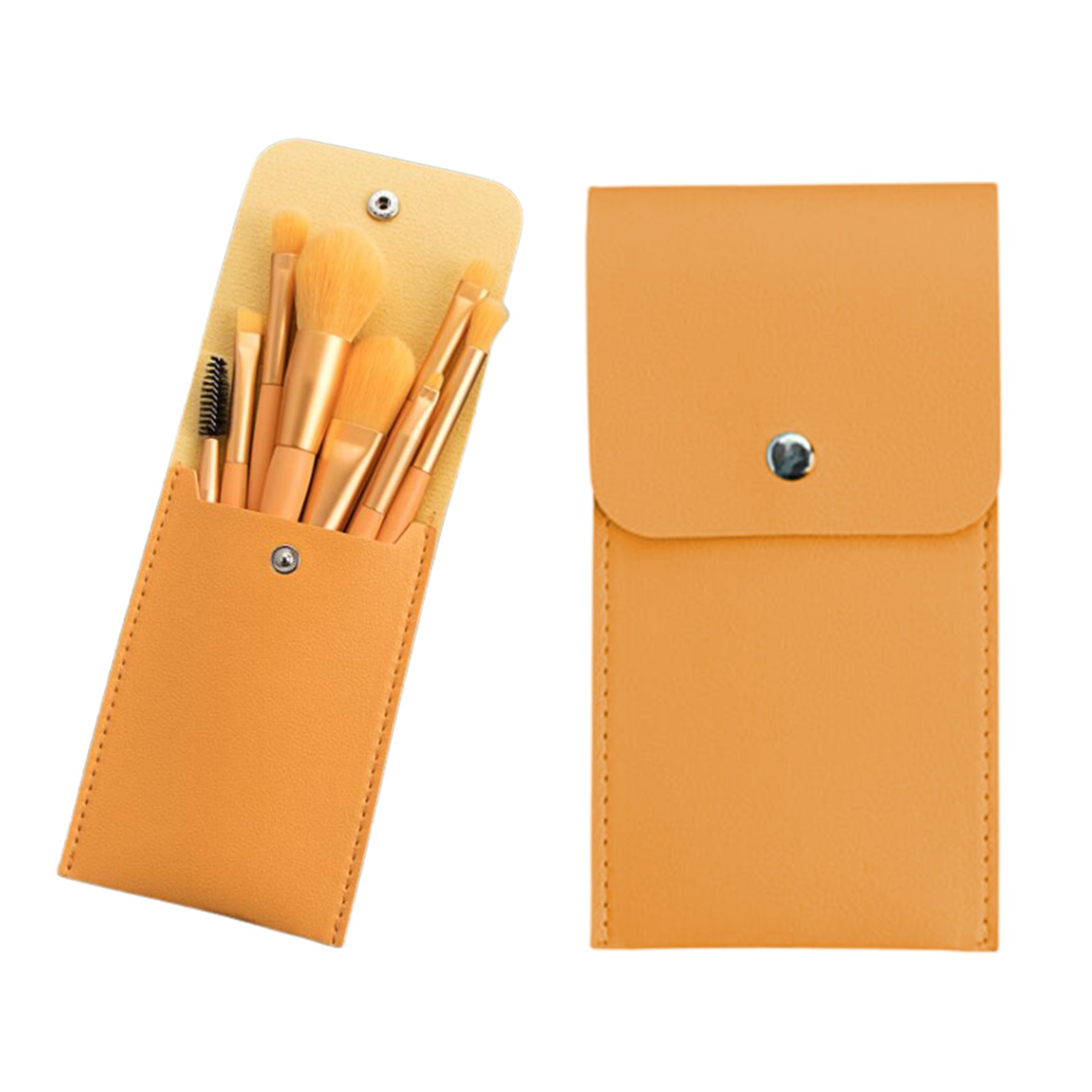 8 Pieces Makeup Brush Set W/ Rectangle Storage Case 3