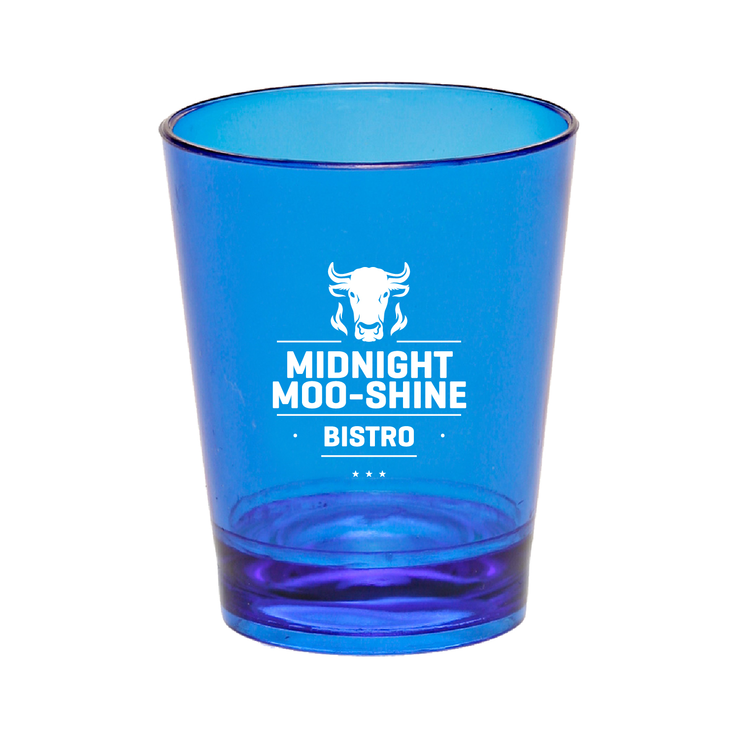 1.5 oz. QuickSip Translucent Plastic Shot Glass (1 Color Imprint) 2