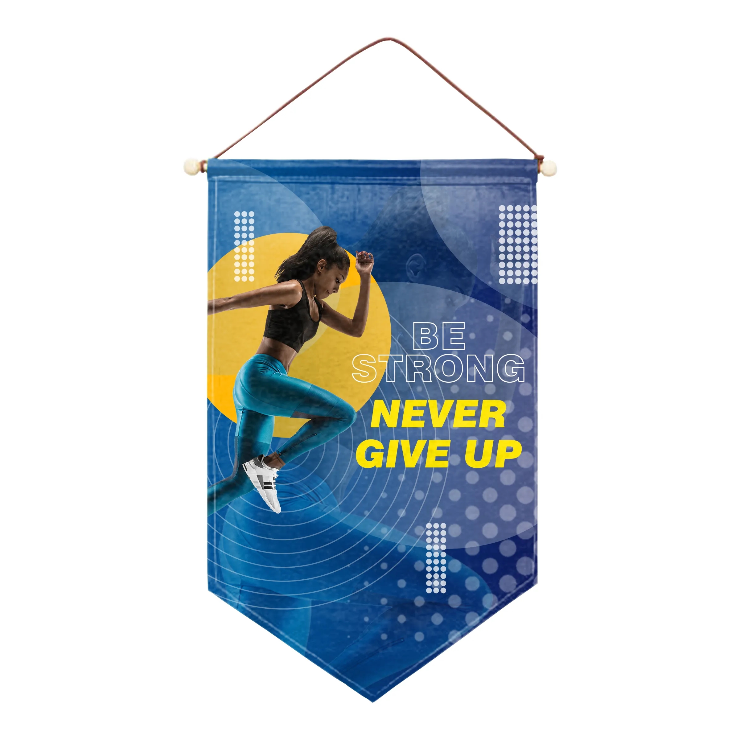24"x36" Custom Felt Hanging Banner - 2ply 2-Sided 1