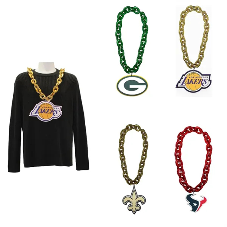 Customizable Eva Team Fan Chain Necklace 2