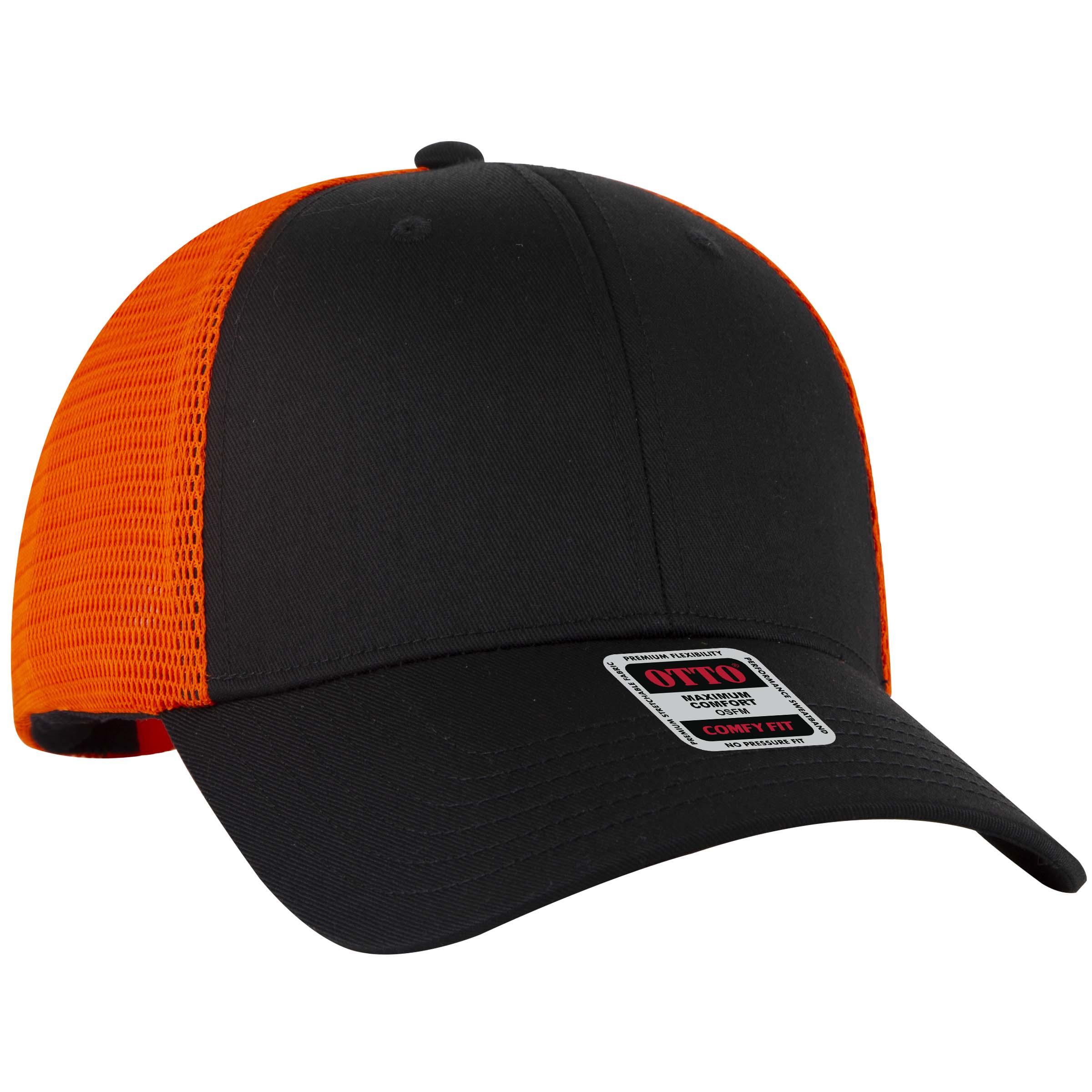 OTTO CAP® OTTO COMFY FIT® 6 Panel Low Profile Mesh Back Trucker Hat 14