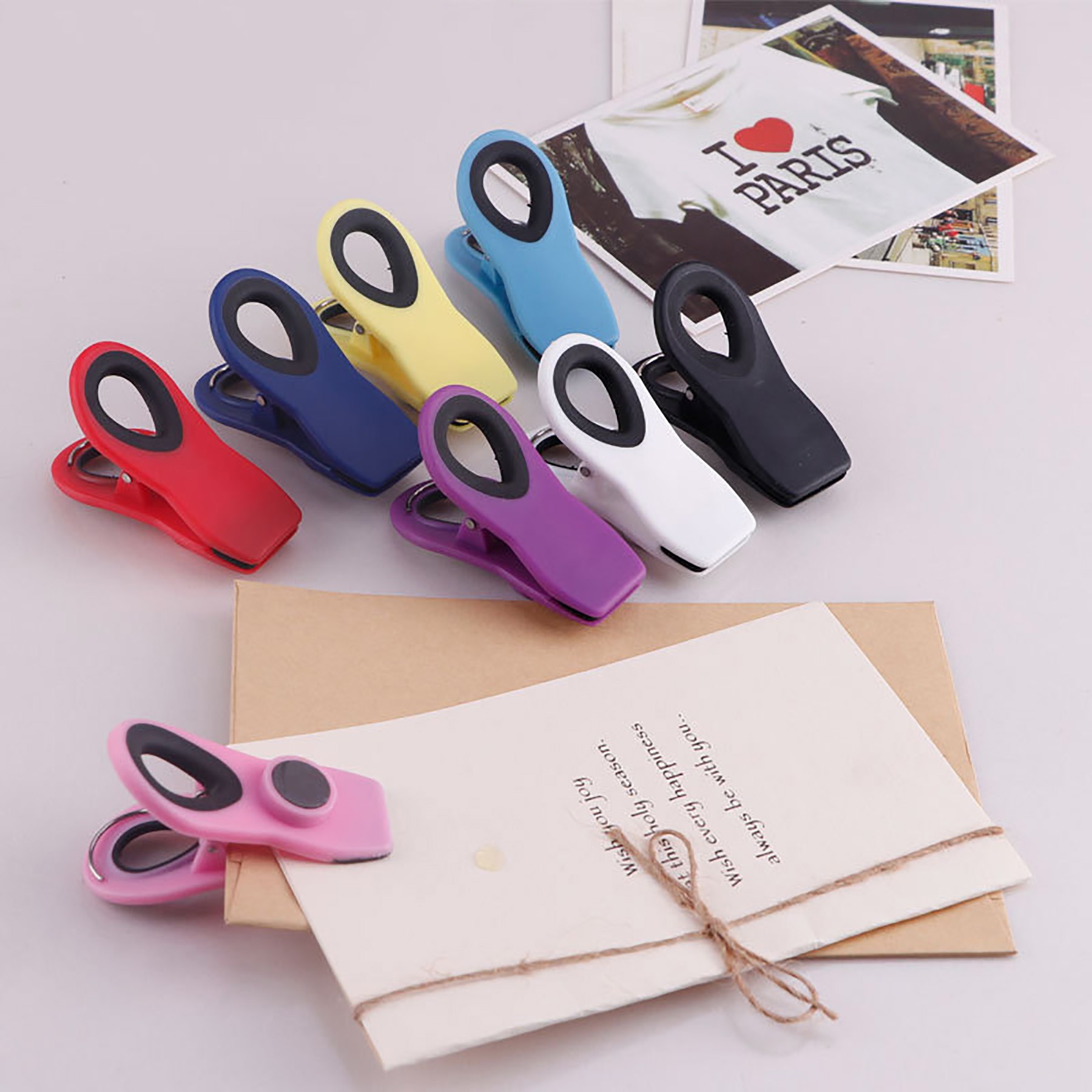 Magnetic Fridge Memo Holder Clip 4
