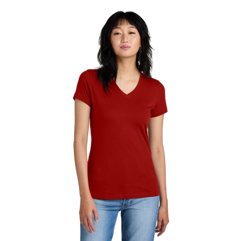 District - Women's Perfect Weight V-Neck Tee. 25