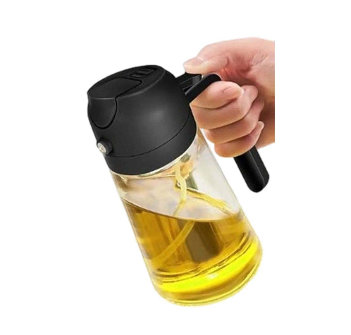 15oz Oil Dispenser Bottle with Spray and Pour Design 2