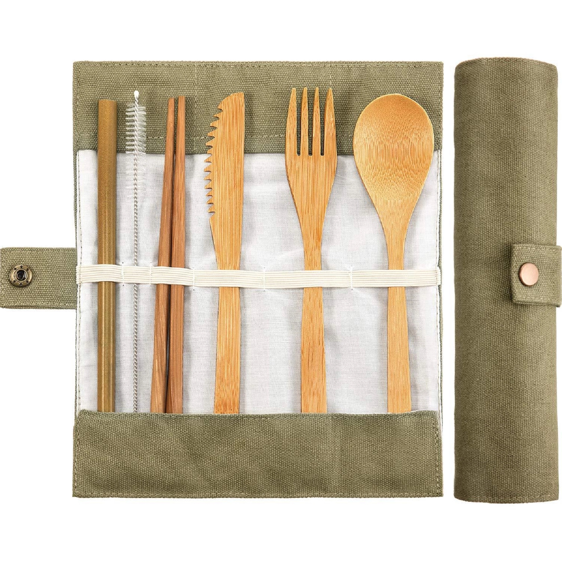 Reusable Bamboo Travel Utensils Set 11