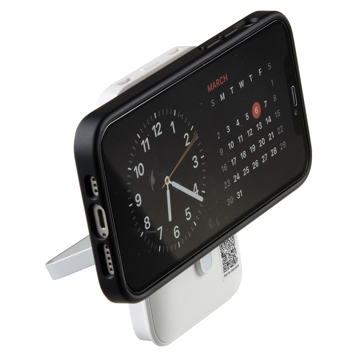 Regal 10000mAh 20W PD Power Bank w/15W Magnetic Wireless Charger, Watch Charger & Phone Stand 5