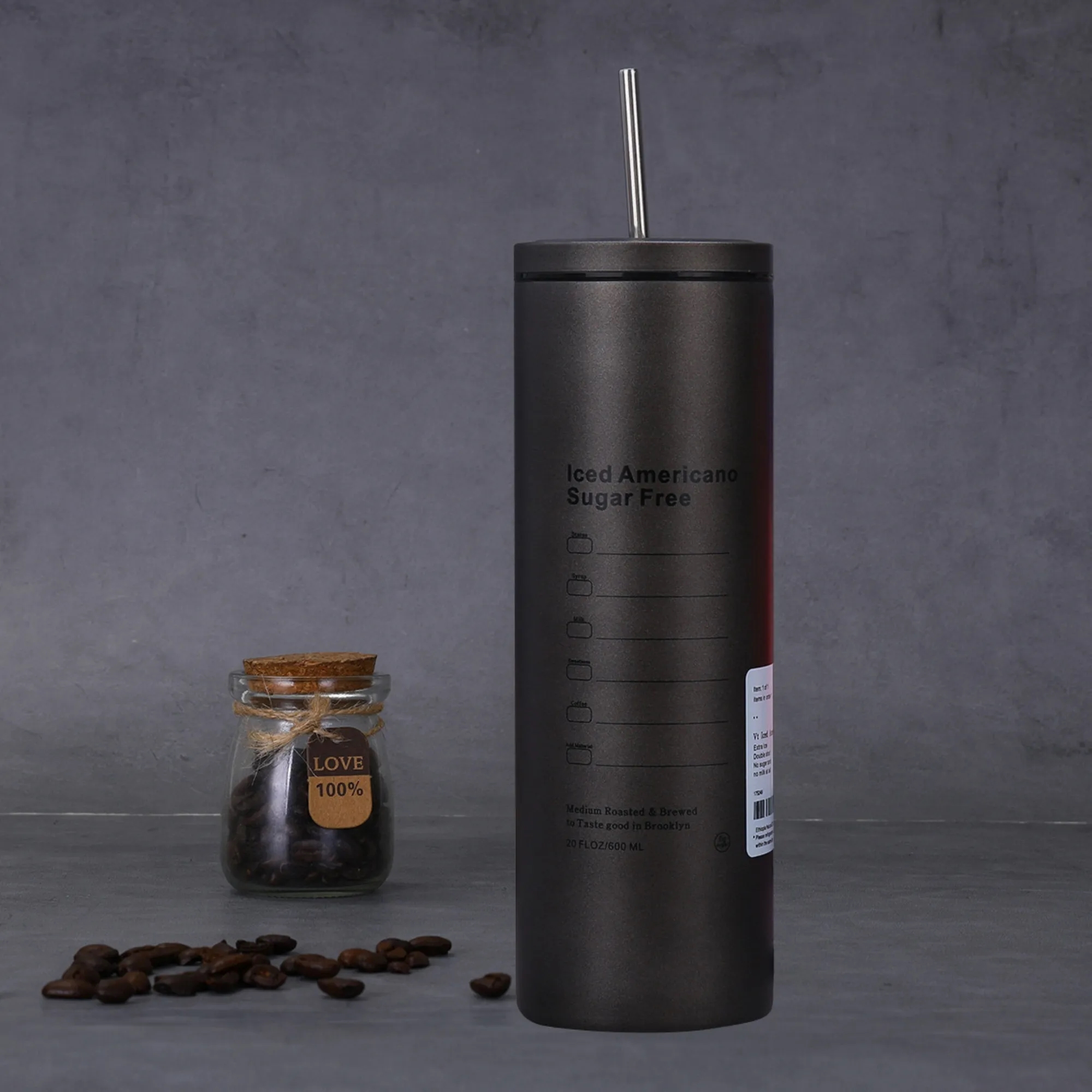 Metal Coffee Flasks Reusable Straws Corporate Gifts 3