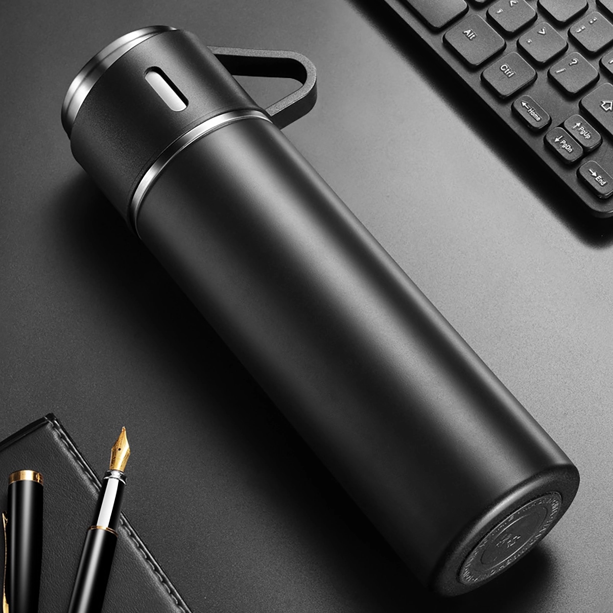 Insulated Vacuum Bottle With Cup 11